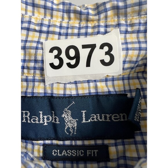 Ralph Lauren Men's Classic Fit Long Sleeve Button Down Shirt Plaid Size M - Picture 11 of 11